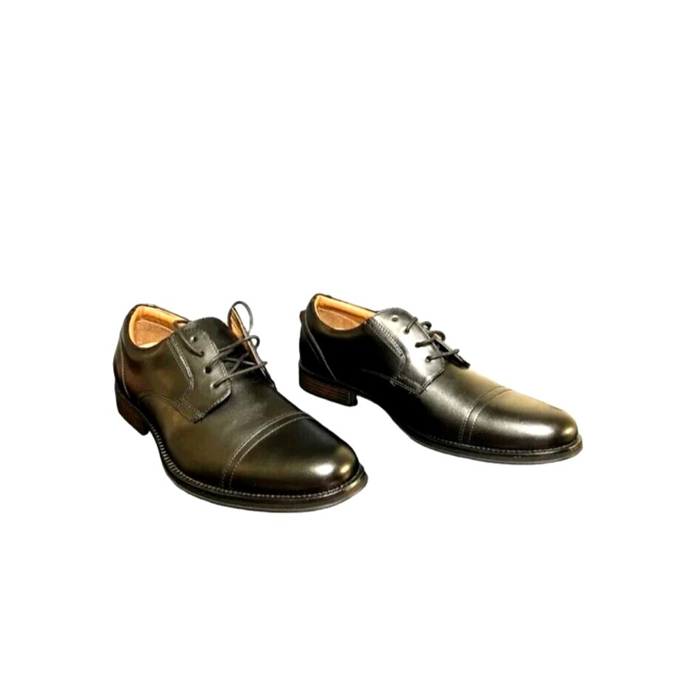 George Mens Branford Casual Dress‎ Oxfords Black Shoes Size 13